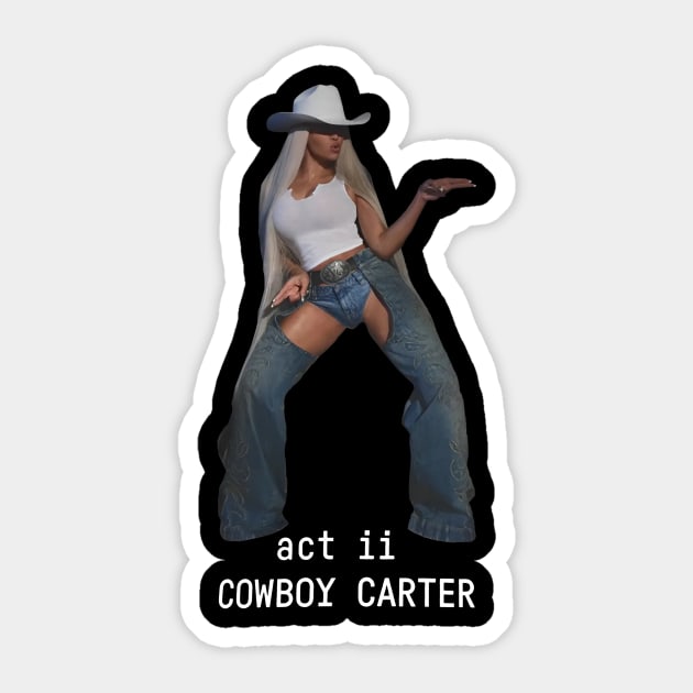 Cowboy Carter Sticker by metikc